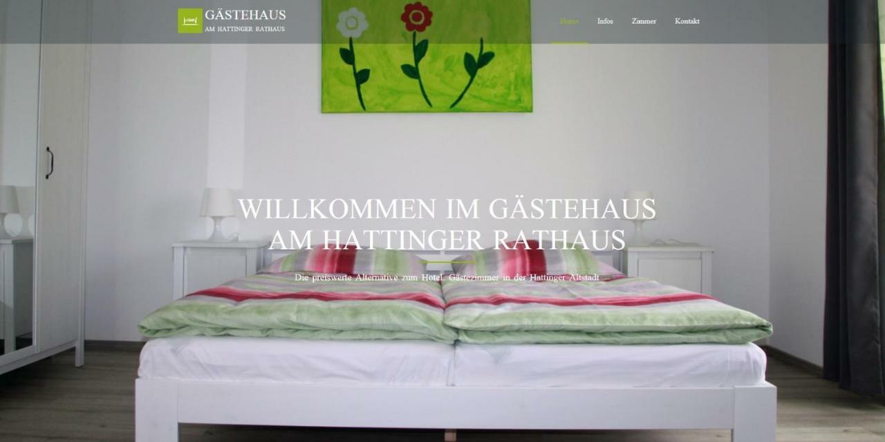 Gaestehaus Am Hattinger Rathaus Хаттинген Экстерьер фото